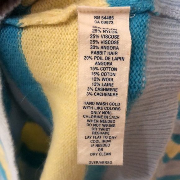 American Eagle Outfitters Striped V Neck Sweater - Picture 7 of 7